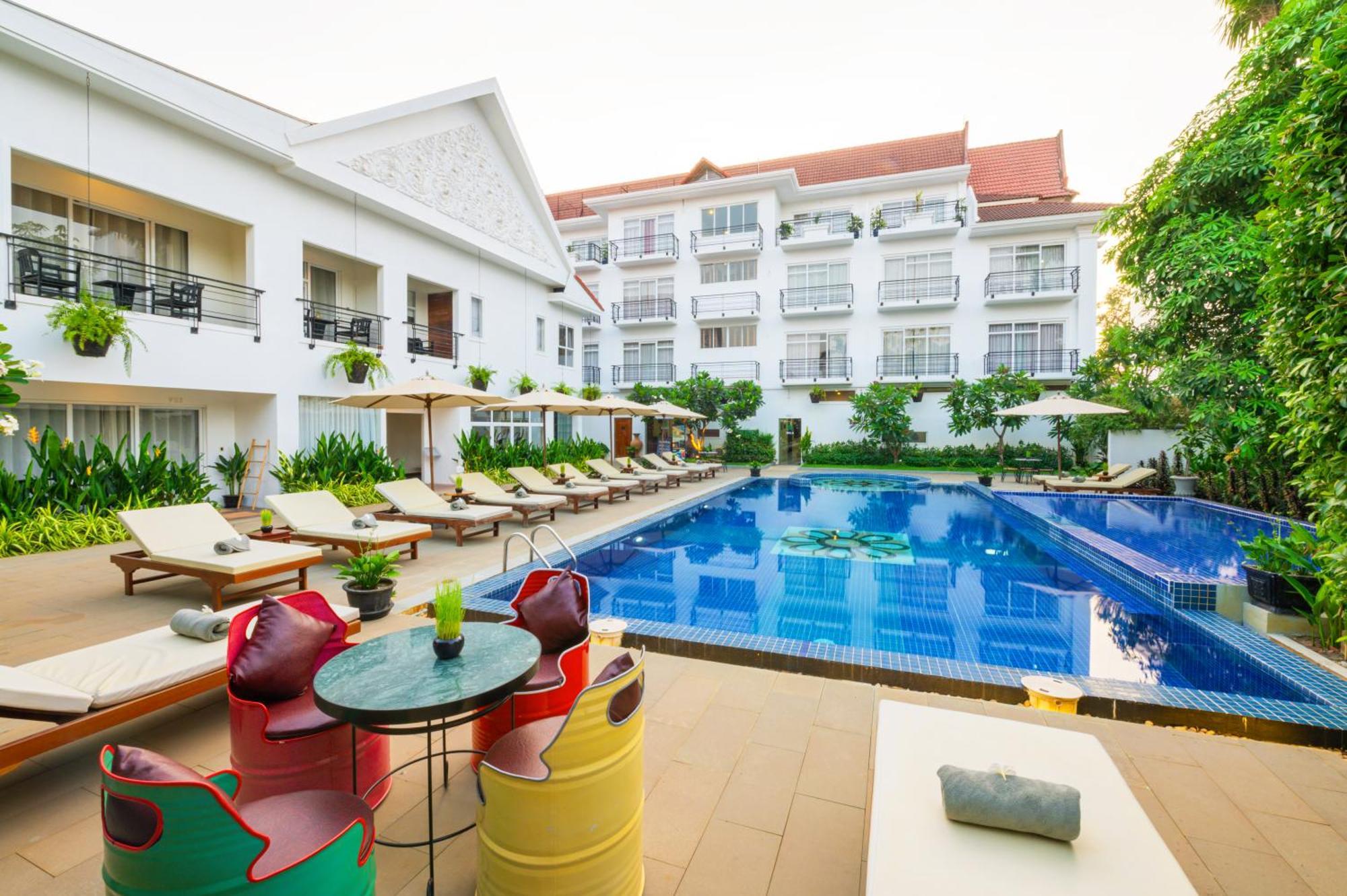 Sala Siem Reap Hotel Esterno foto The hotel's pool